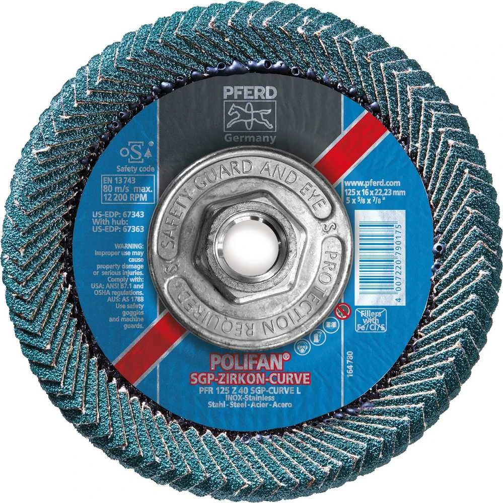 Šlifavimo diskas PFERD PFR 150 Z40 SGP-CURVE L