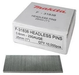 Makita Smeigės 0,6X35MM, Plienas P35, 10.000 Vnt. F-31854 Smeigės 0,6X35MM, Plienas P35, 10.000 Vnt. BPT350, BPT351, AF500HP