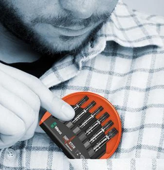 Smūginių sukimo antgalių rinkinys WERA Bit-Check 6 Impaktor 1