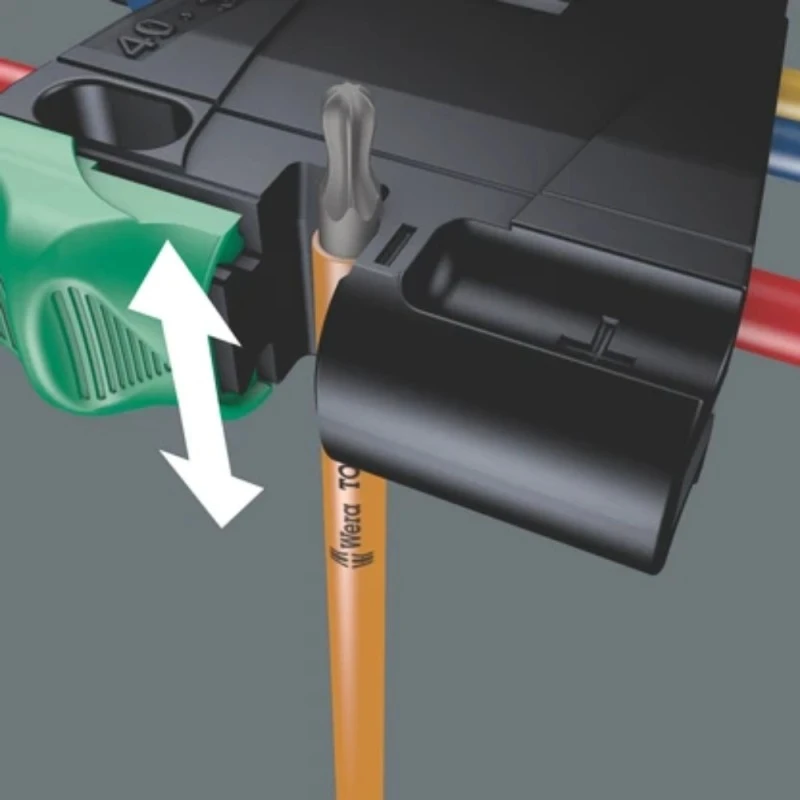 Wera L-formos raktų rinkinys, daugiaspalvis, TORX varžtams BlackLaser