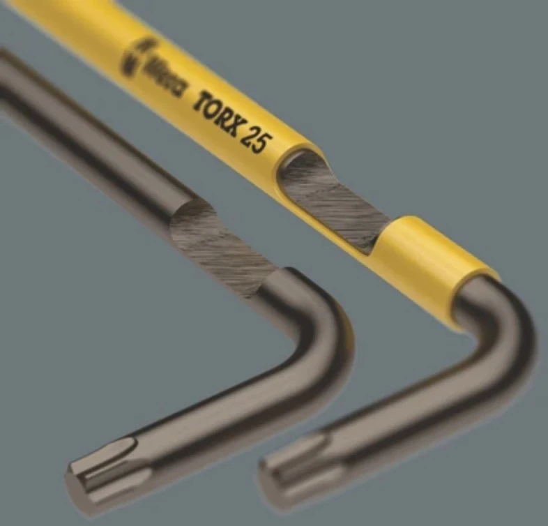 Wera 967/9 Multicolour ilgų TORX raktų rinkinys (TX8-TX40, 9 dalių)