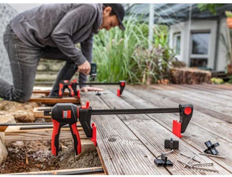 Spaustuvų rinkinys terasoms BESSEY 450/80 su adapteriais EZ-TD