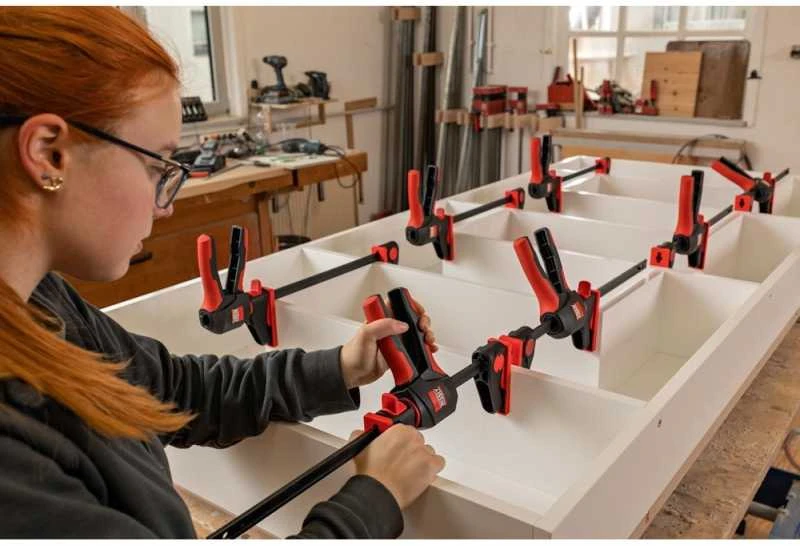 Spaustuvų su pasukama rankena rinkinys BESSEY 300/80 su peiliu DBKPH-EU
