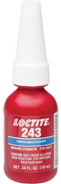 Sriegių fiksatorius vidutinio tvirtumo LOCTITE 243 10ml