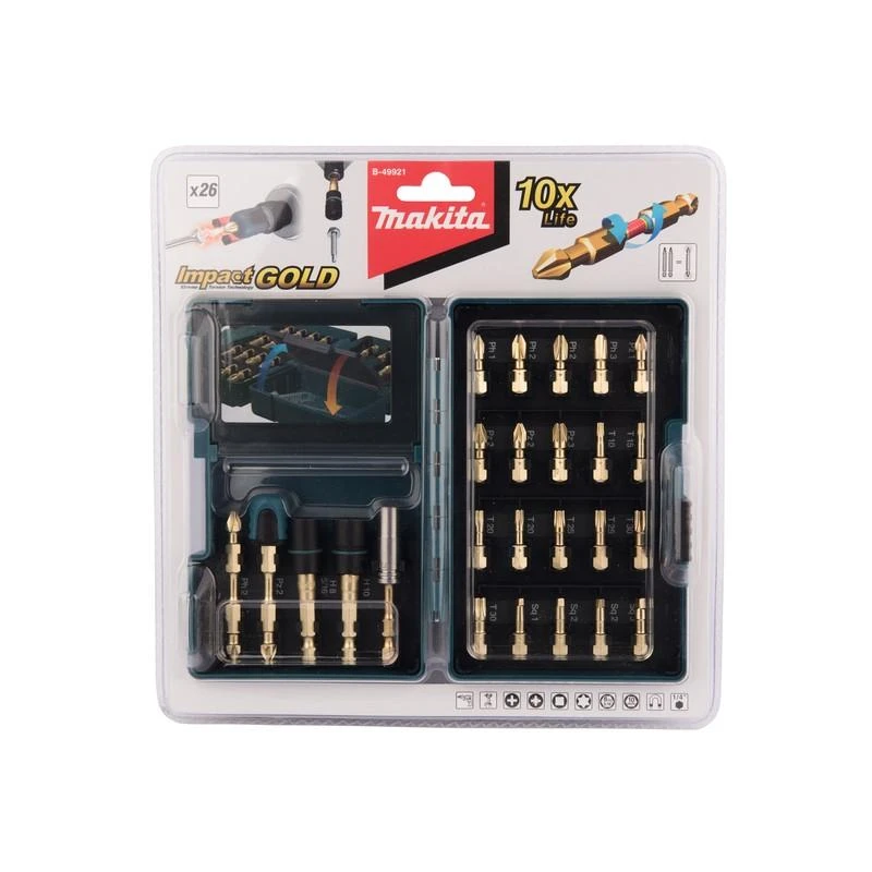 Makita B-49921 26 vnt. Torsion sukimo antgalių komplektas