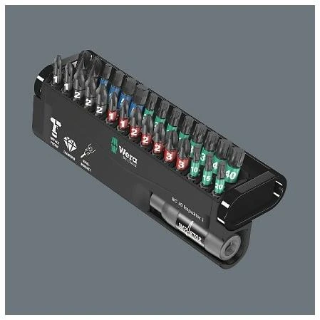 Sukimo antgalių rinkinys WERA 30 Metal 1