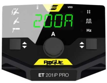 Suvirinimo aparatas ESAB Rogue ET 201iP PRO TIG DC su priedais
