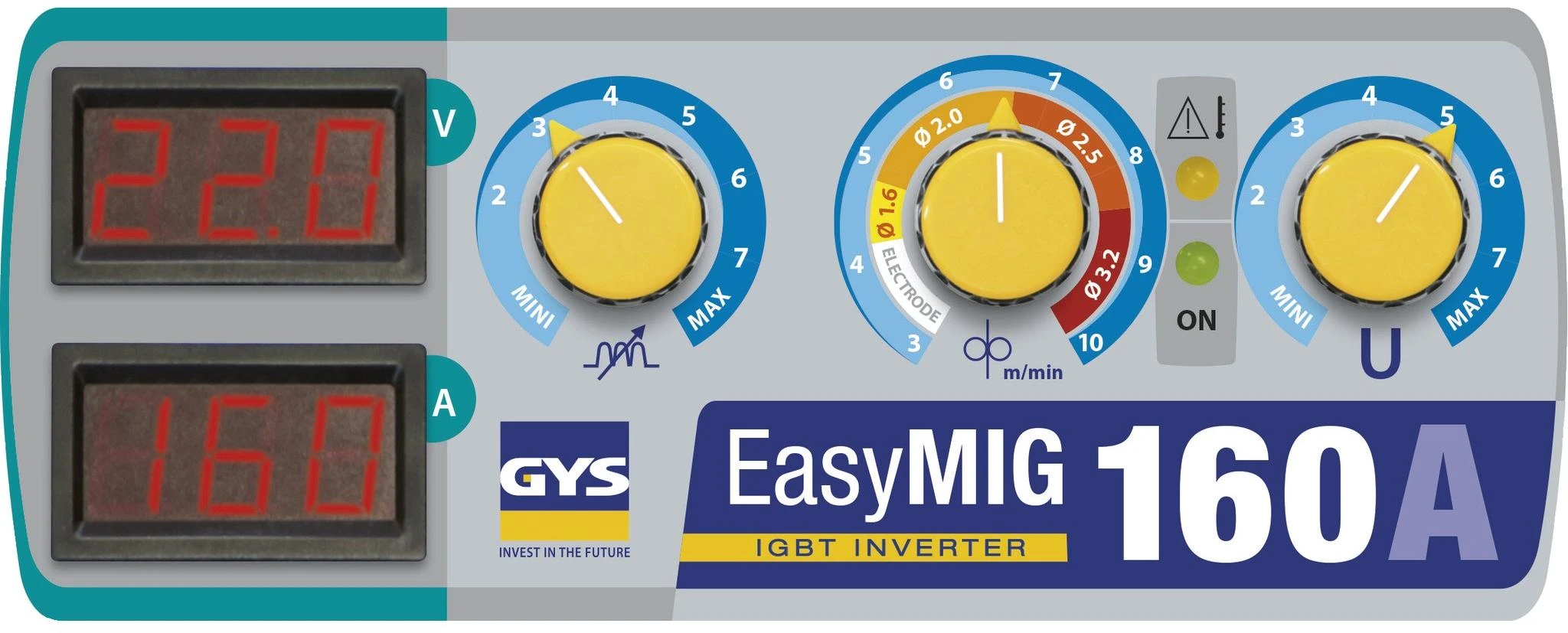 Suvirinimo pusautomatis GYS EasyMig 160