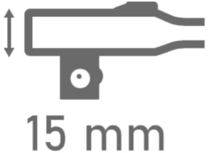 Terkšlė PROXXON SlimLine 1/2"