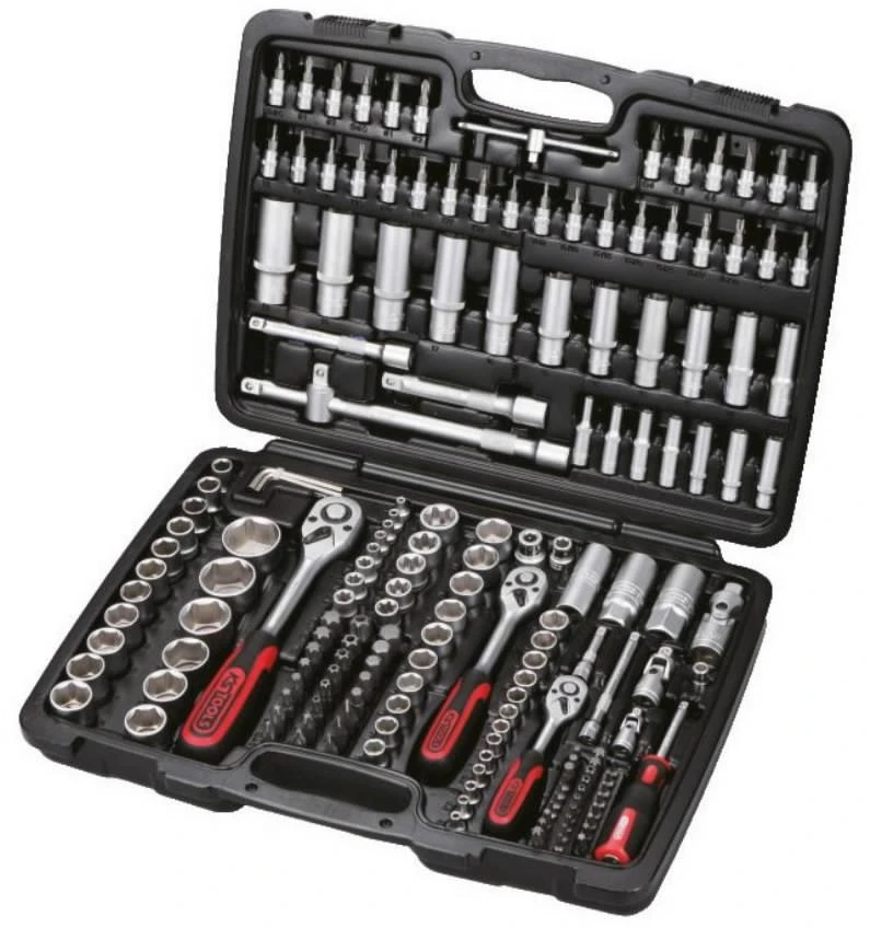 Įrankių rinkinys 1/4+3/8+1/2'' 179 vnt, KS Tools