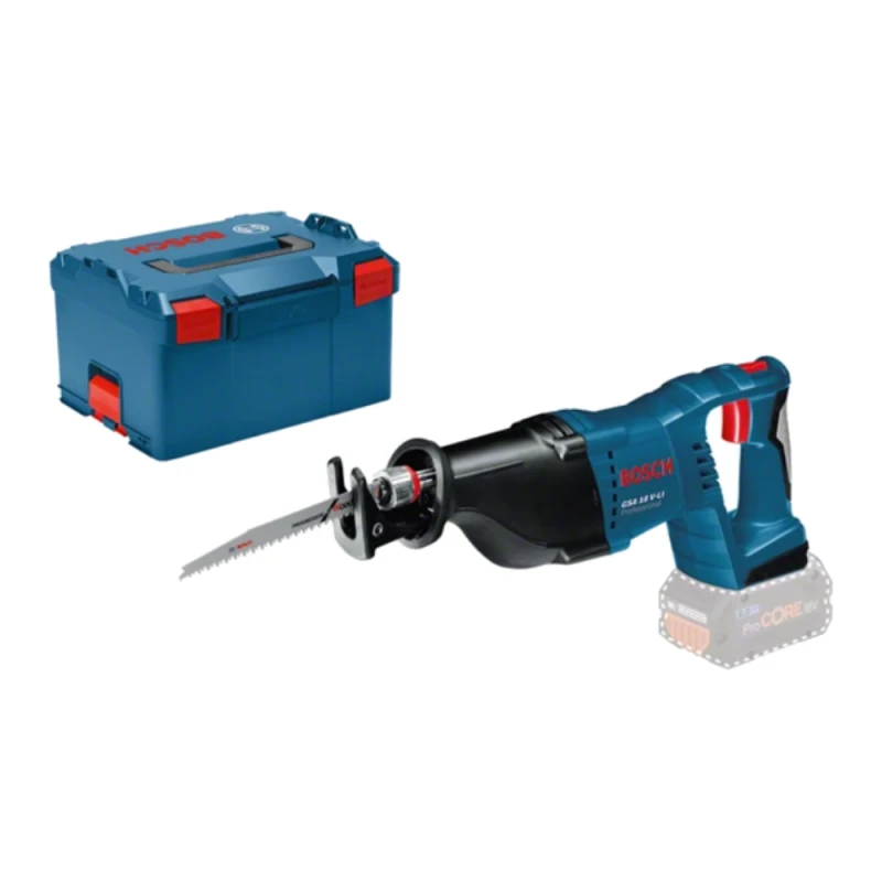 Bosch GSA 18 V-LI, LB be akumuliatoriaus ir kroviklio