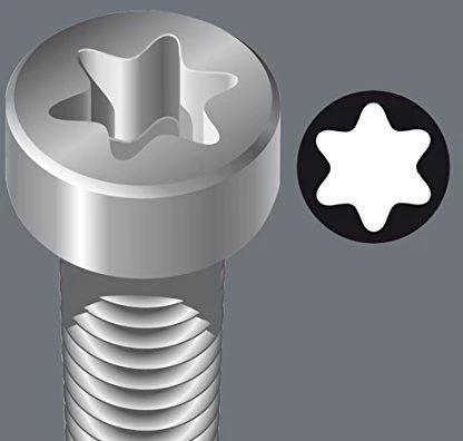 TORX antgalių rinkinys su laikikliu WERA 056294