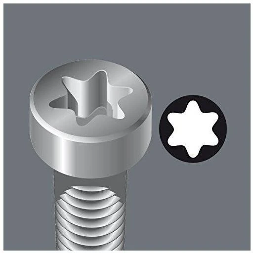 TORX antgalių rinkinys su laikikliu WERA 056294