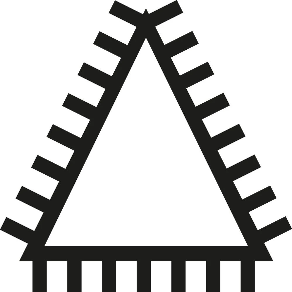 Trikampė dildė PFERD PF1132 H1 200 mm