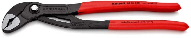 Vamzdinės replės KNIPEX Cobra 8701300SB 300mm