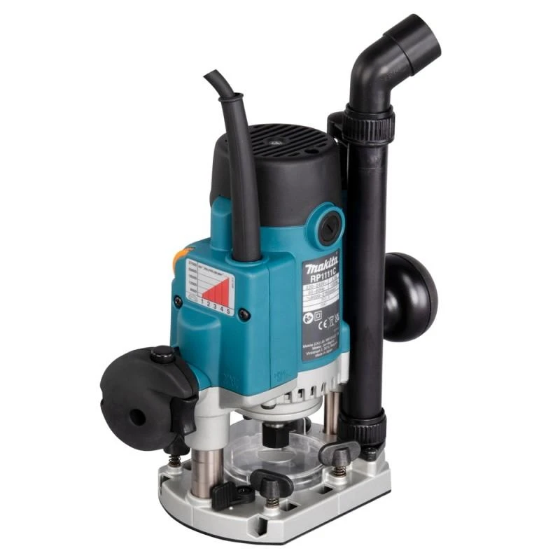 Makita RP1111CJ Vertikali freza, 1100W, 8MM, 8.000-24.000 R/MIN, 3,4KG, MAKPACK