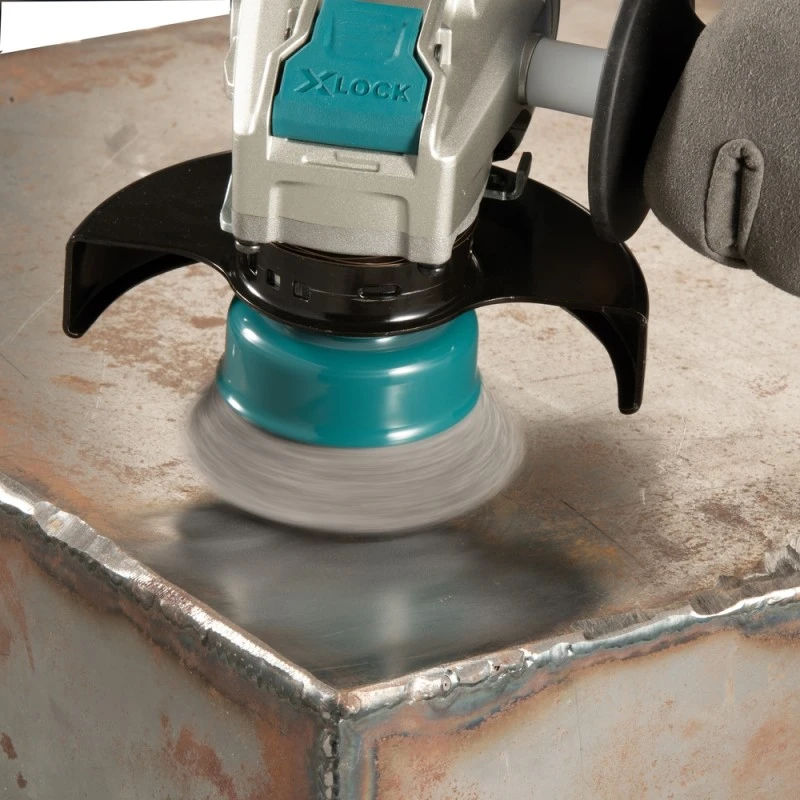 Makita Vielinė šlifavimo taurė, banguota viela, 0.3mm, Ø 75 mm, X-LOCK D-73346