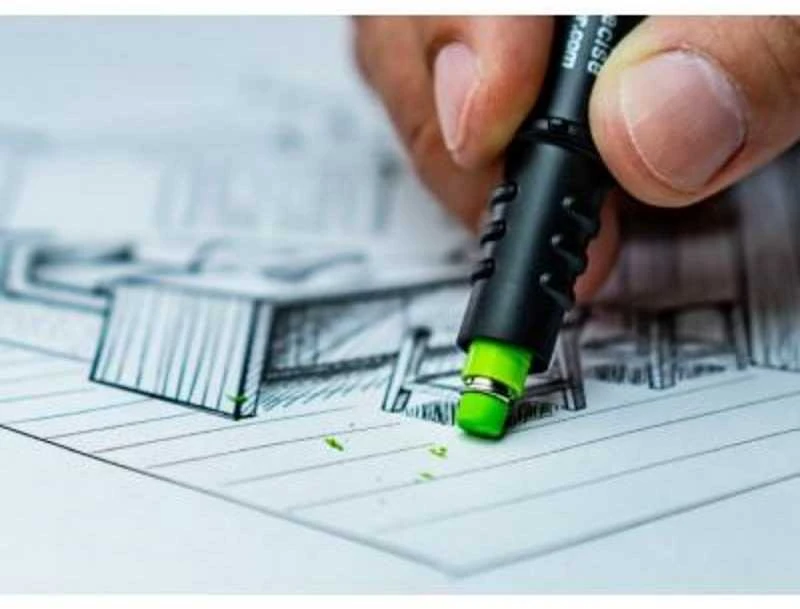 Pica automatinis žymeklis Fine Dry 0,9mm su grafitine šerdimi