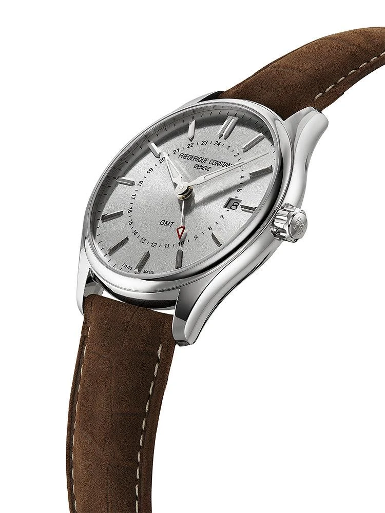 Laikrodis Frederique Constant Classics Quartz GMT FC-252SS5B6