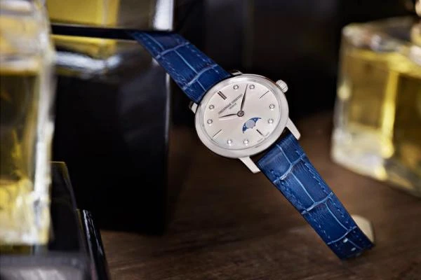 Laikrodis Frederique Constant Slimline Moonphase FC-206MPWD1S6