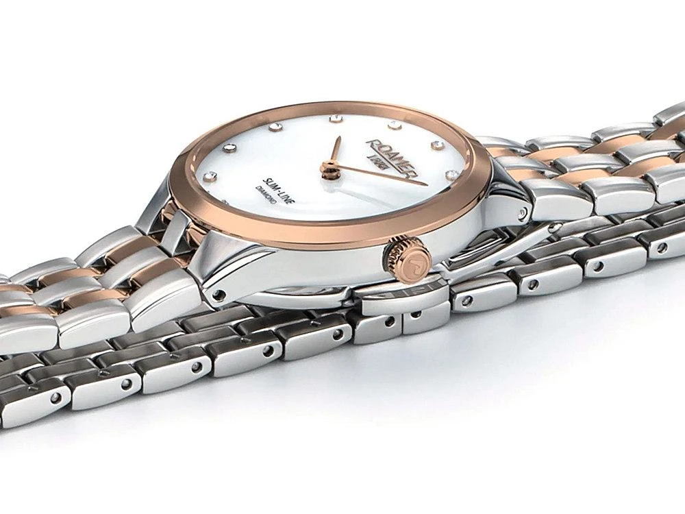 Laikrodis Roamer Slim-line Diamonds 512847 49 89 20