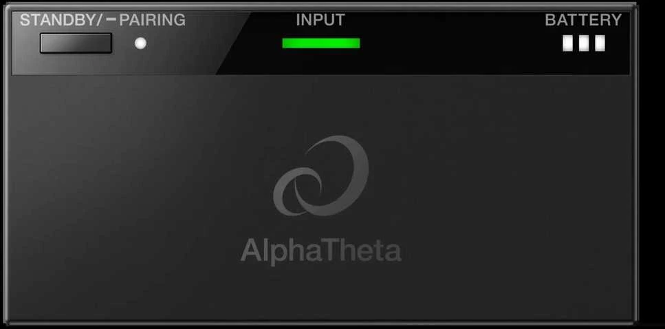 AlphaTheta HP-TX01 siųstuvas su LED indikatoriais