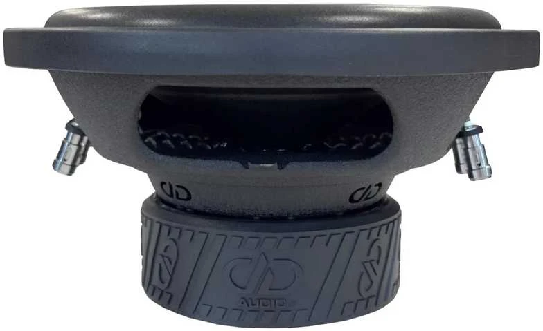 DD Audio 210e-D2: profilio vaizdas su terminalais
