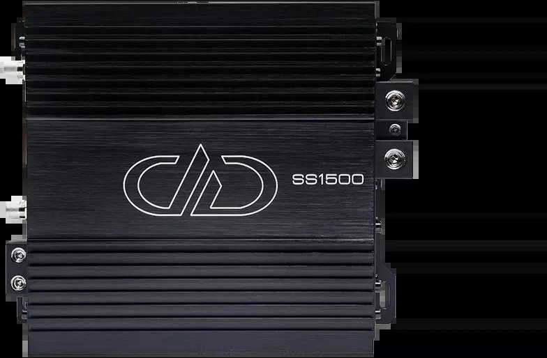 DD Audio SS1500 stiprintuvas juodu korpusu