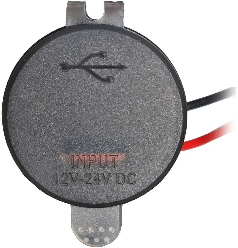 FOUR Connect 4-600162 waterprof USB-charger with voltage display
