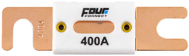 FOUR Connect 4-690380 STAGE3 Ceramic OFC ANL-fuse 400A, 1kpl