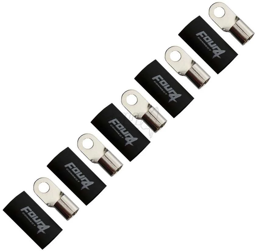FOUR Connect 4-690963 M8 ring terminal 35mm², 5x juodas
