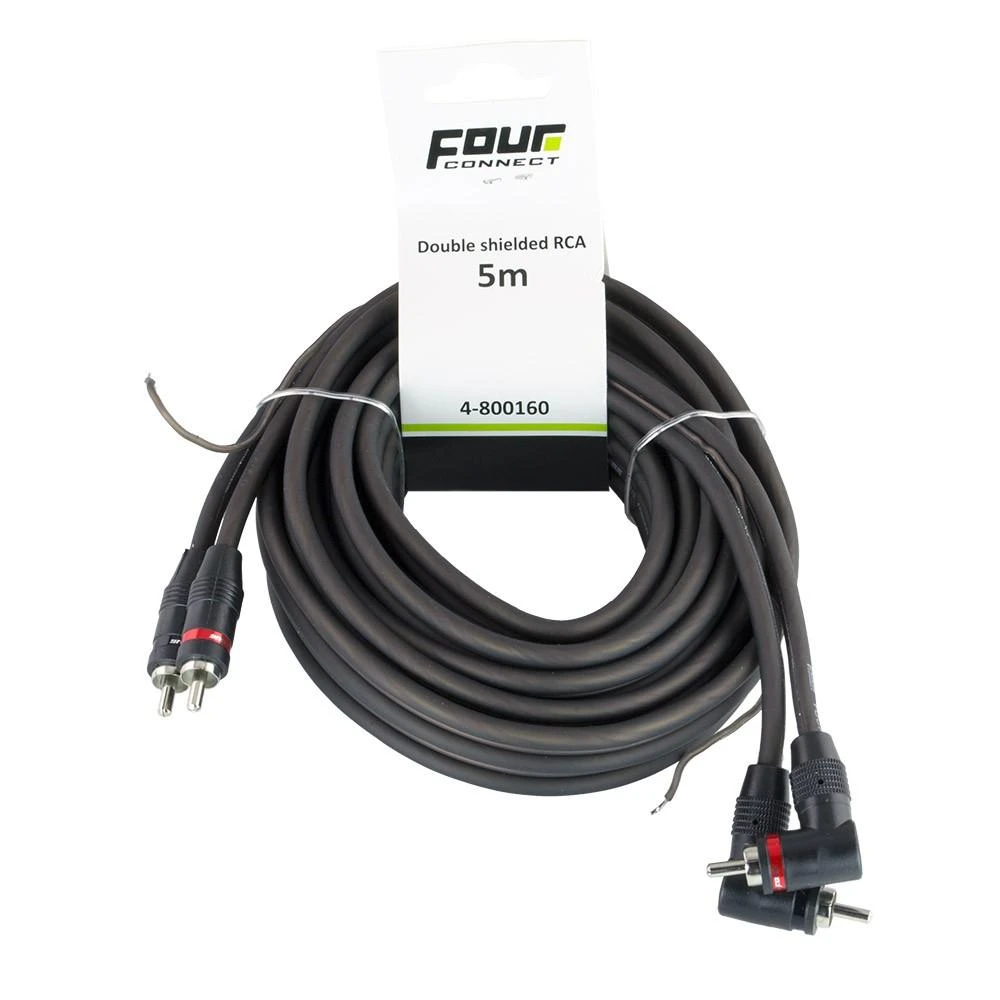 FOUR Connect 5m RCA laidas su dvigubu ekranavimu