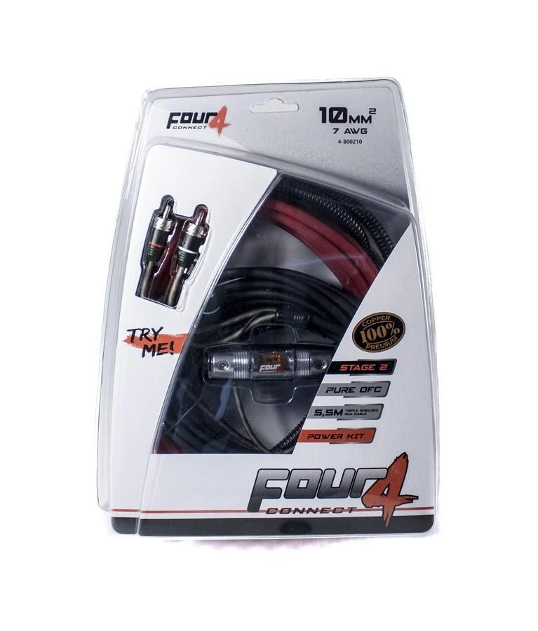 FOUR Connect 4-800210 STAGE2 10mm2 OFC-powerkit