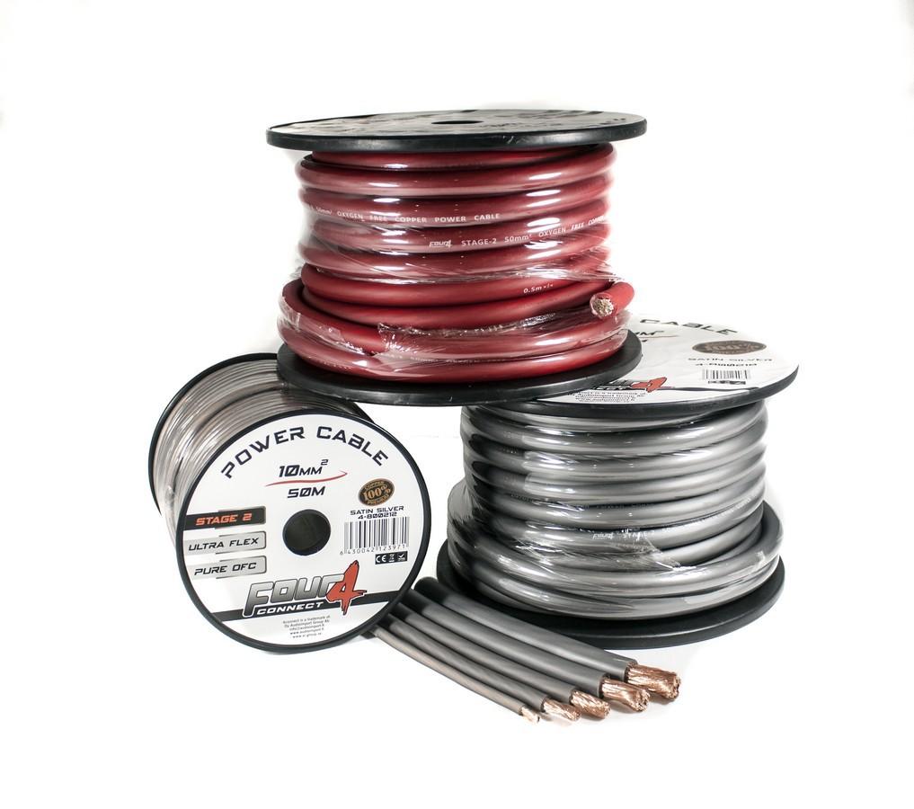 FOUR Connect 4-800218 STAGE2 50mm2 OFC power cable pilkas 20m