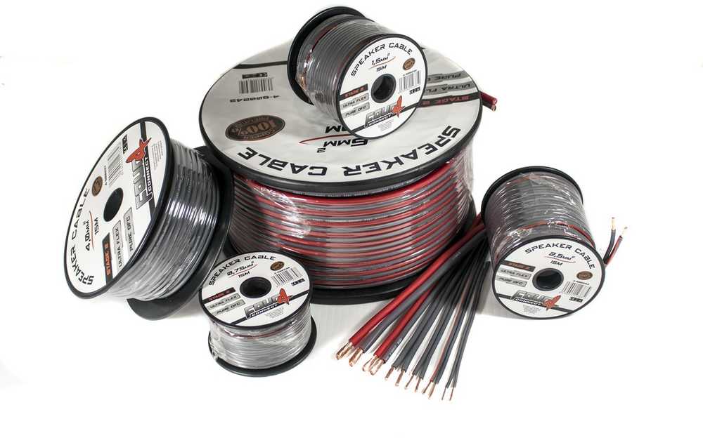 FOUR Connect 4-800241 STAGE2 OFC speaker cable 2x2.5mm2, 200m