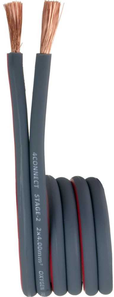 FOUR Connect 4-800242 STAGE2 OFC speaker cable 2x4.0mm2, 100m