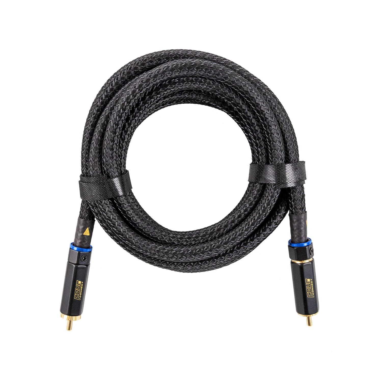 Four Connect SOLO RCA kabelis su metalinemis jungtimis
