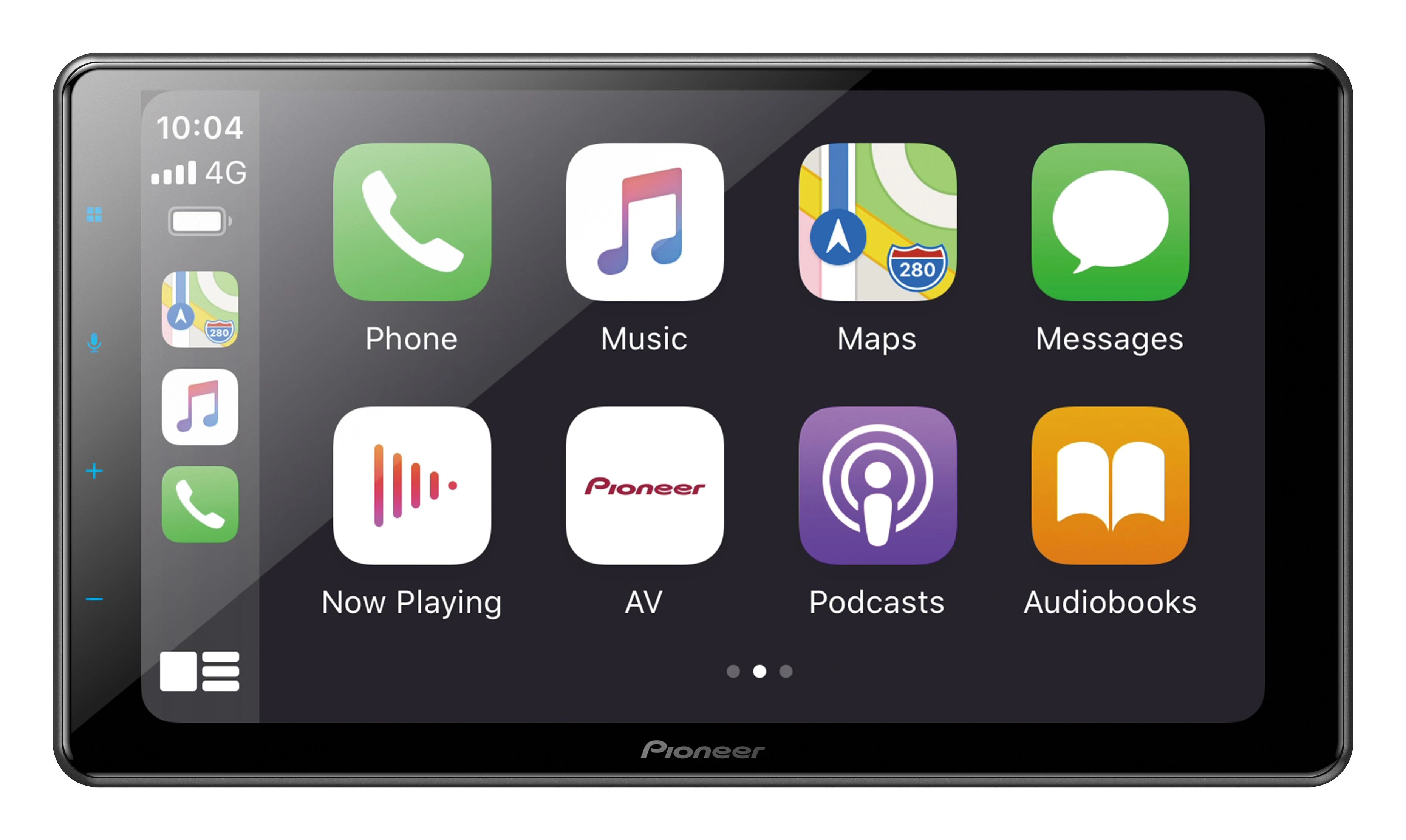 Automagnetola „Pioneer 2DIN CarPlay“, „Android Auto“.