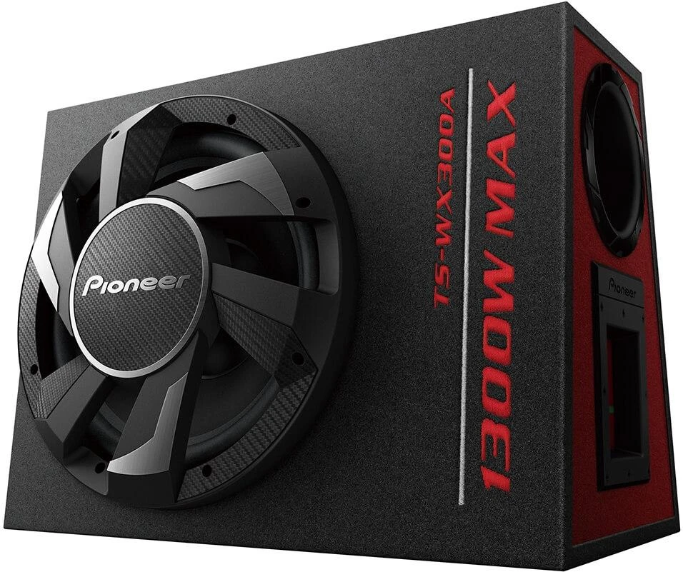 Pioneer TS-WX300A 30 cm ilgio aktyvusis žemųjų dažnių garsiakalbis 1300 W aprašymas - Prekės nuotrauka