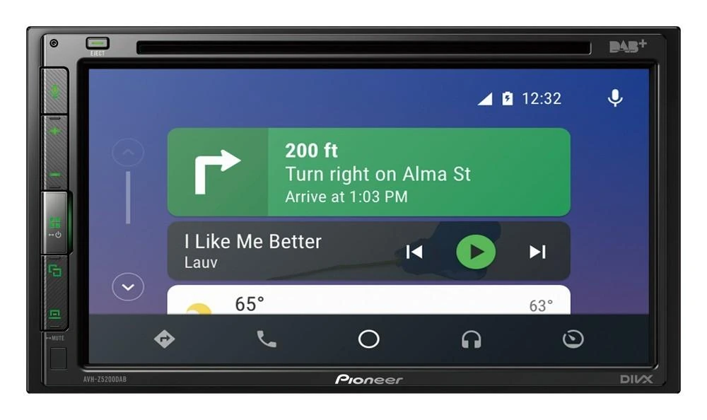 Automagnetola Pioneer multimedijos imtuvai AVH-Z5200DAB