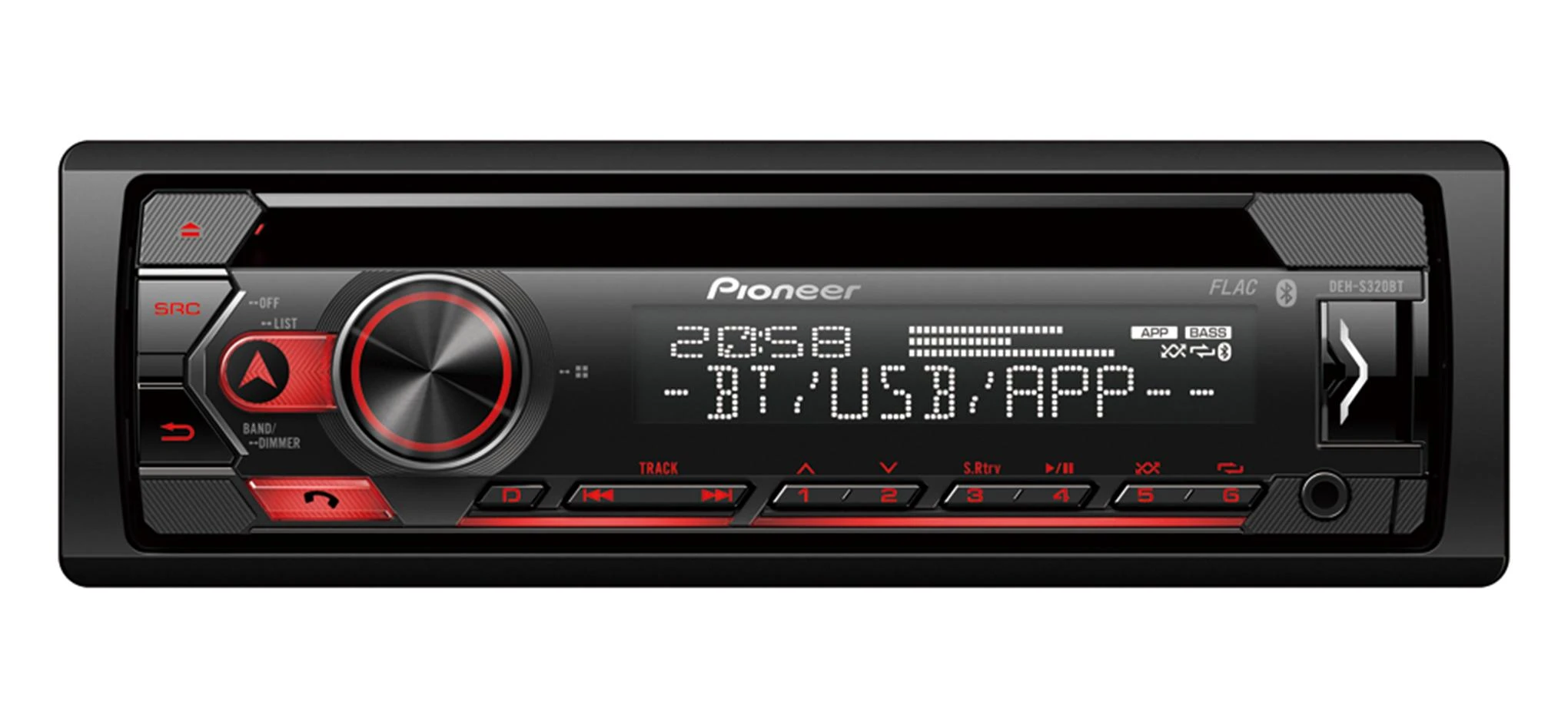 Automagnetola Pioneer imtuvas DEH-S320BT
