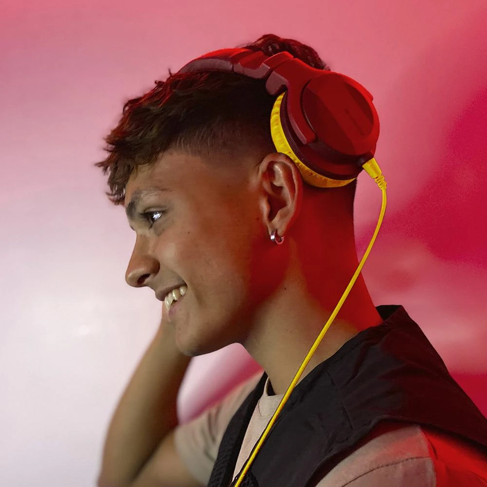 Belaidės ausinės Pioneer DJ  HDJ-CUE1BT, Juodos spalvos