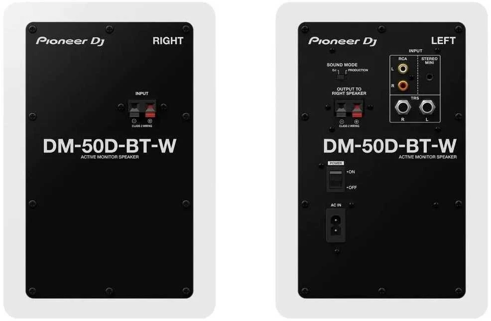 Pioneer DJ - DM-50D-BT monitorius speakers (Baltas)