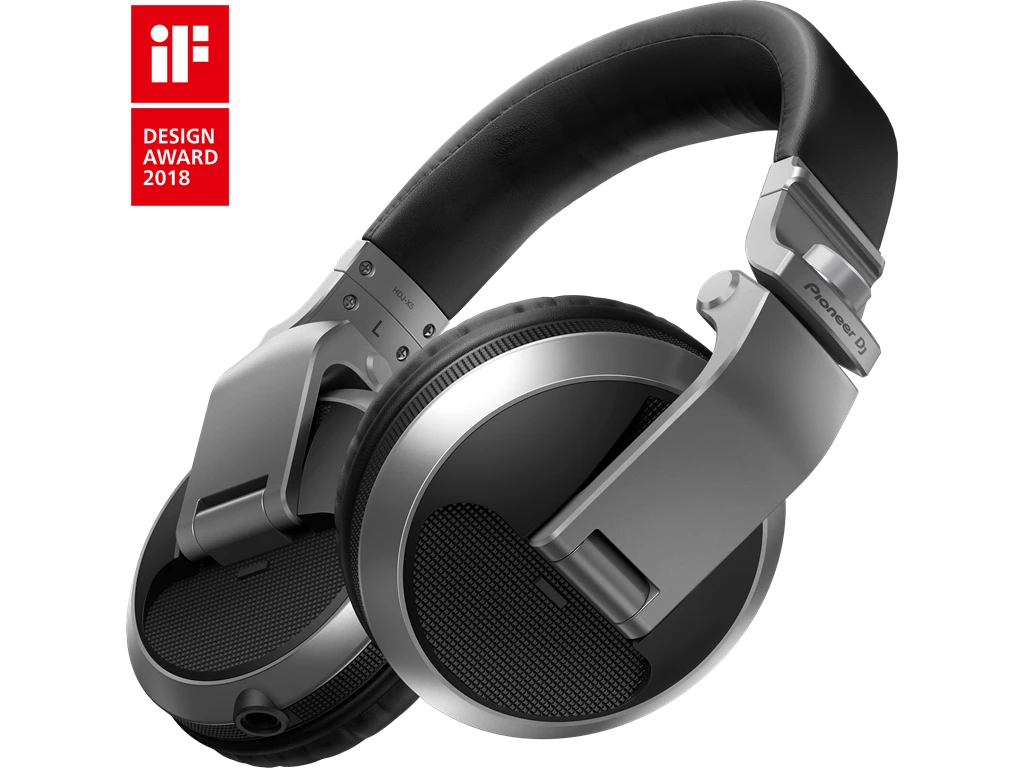 Pioneer DJ HDJ-X5-S atlenkiamos sidabrinės ausinės