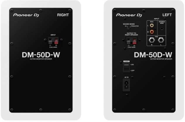 Pioneer DM-50D-W DJ kolonėlės. Baltos, 2 vnt.