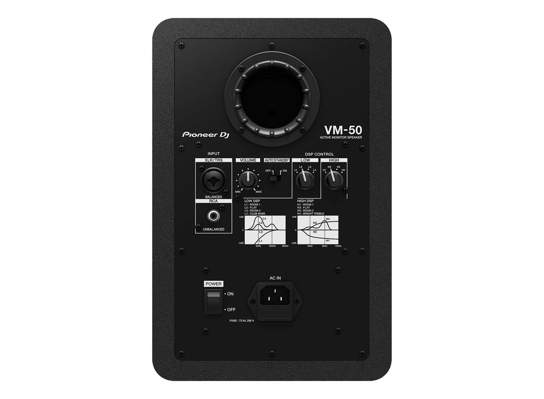 Kolonėlė Pioneer DJ VM-50, Juodos spalvos