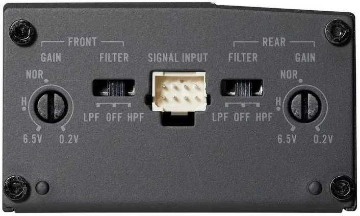 Pioneer GM-DX104 - 4 kanalų Hi-Res skaitmeninis automobilinis garso stiprintuvas, 400 W