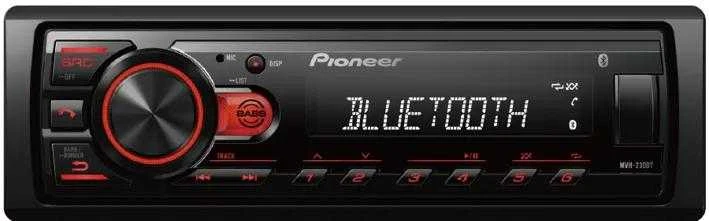 Pioneer MVH-230BT grotuvo priekinė panelė
