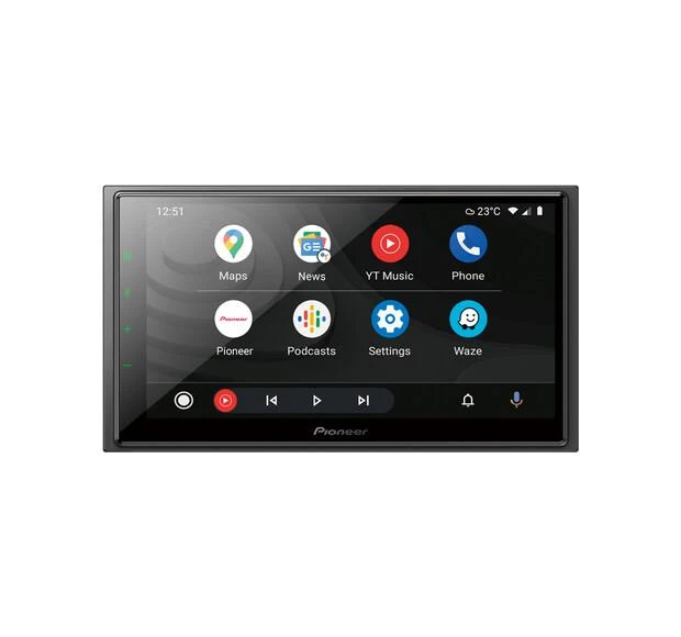 Pioneer SPH-EVO64DAB liečiamas ekranas su meniu