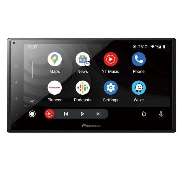 Pioneer SPH-DA360DAB jutiklinis ekranas su meniu